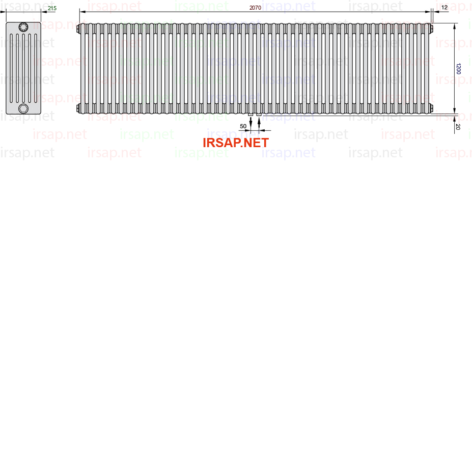Радиатор IRSAP Tesi 61200/46 T50 CL 01